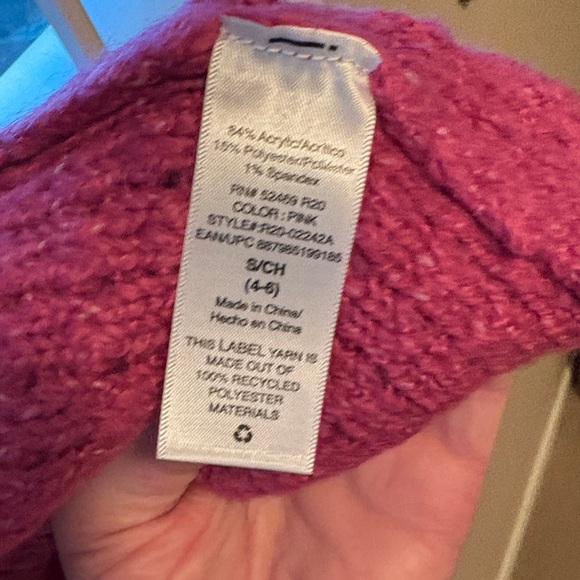 Scoop Textured Mauve/Pink Textured Cardigan NWT - Picture 5 of 5